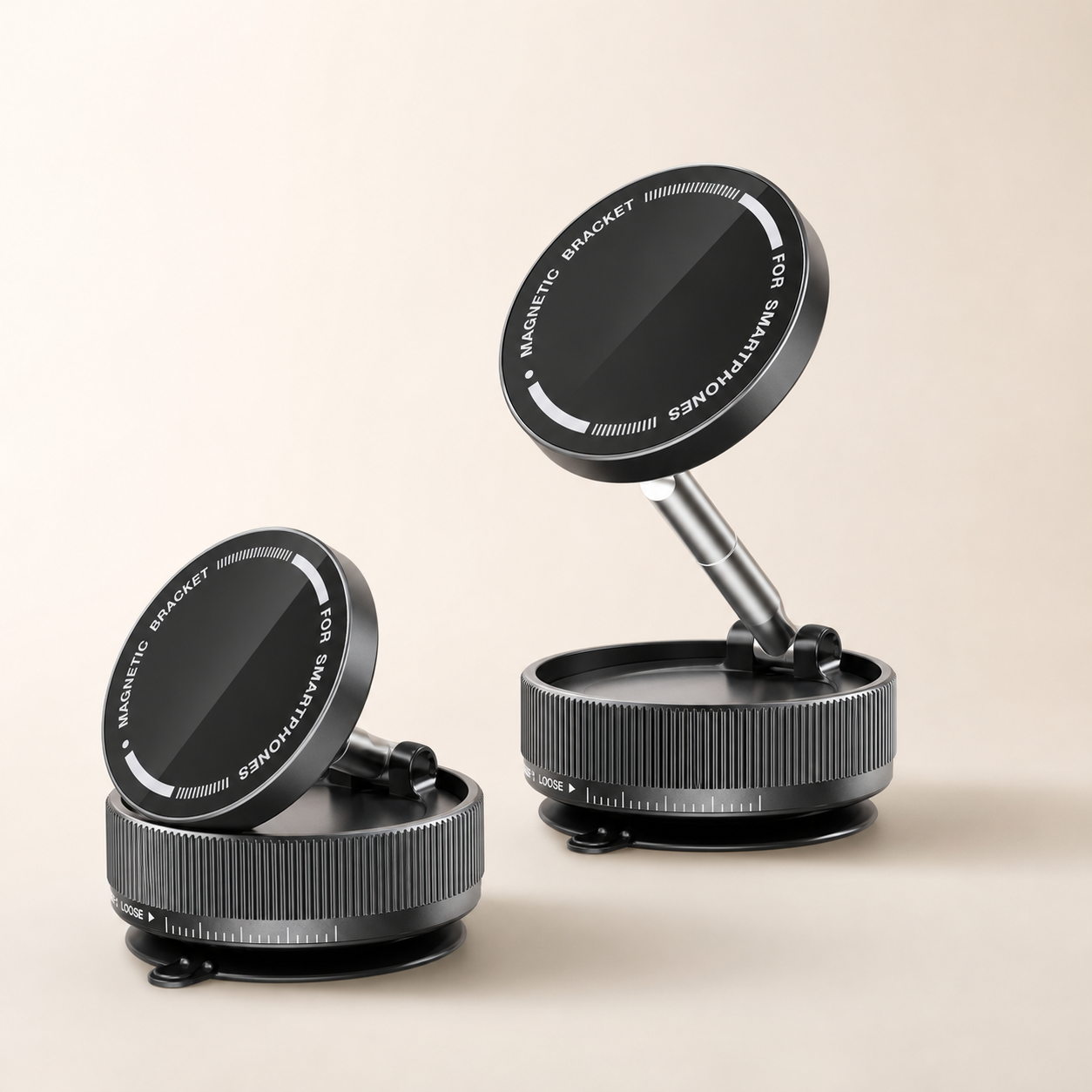 Nollumi FlexMount two-pack magnetic vacuum phone mounts
