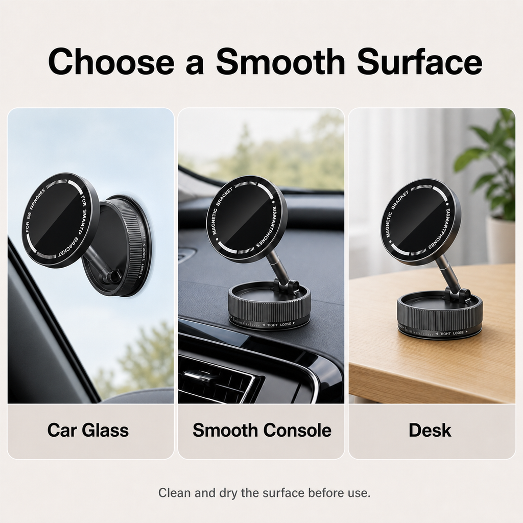 Nollumi FlexMount compatible smooth mounting surfaces